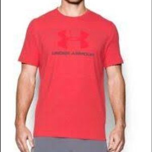 Men’s Under Armour T shirt red size medium